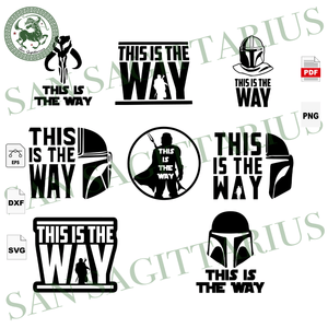 Download This Is The Way Bundle Mandalorian Mando Star War Svg Baby Yoda Sv San Sagittarius