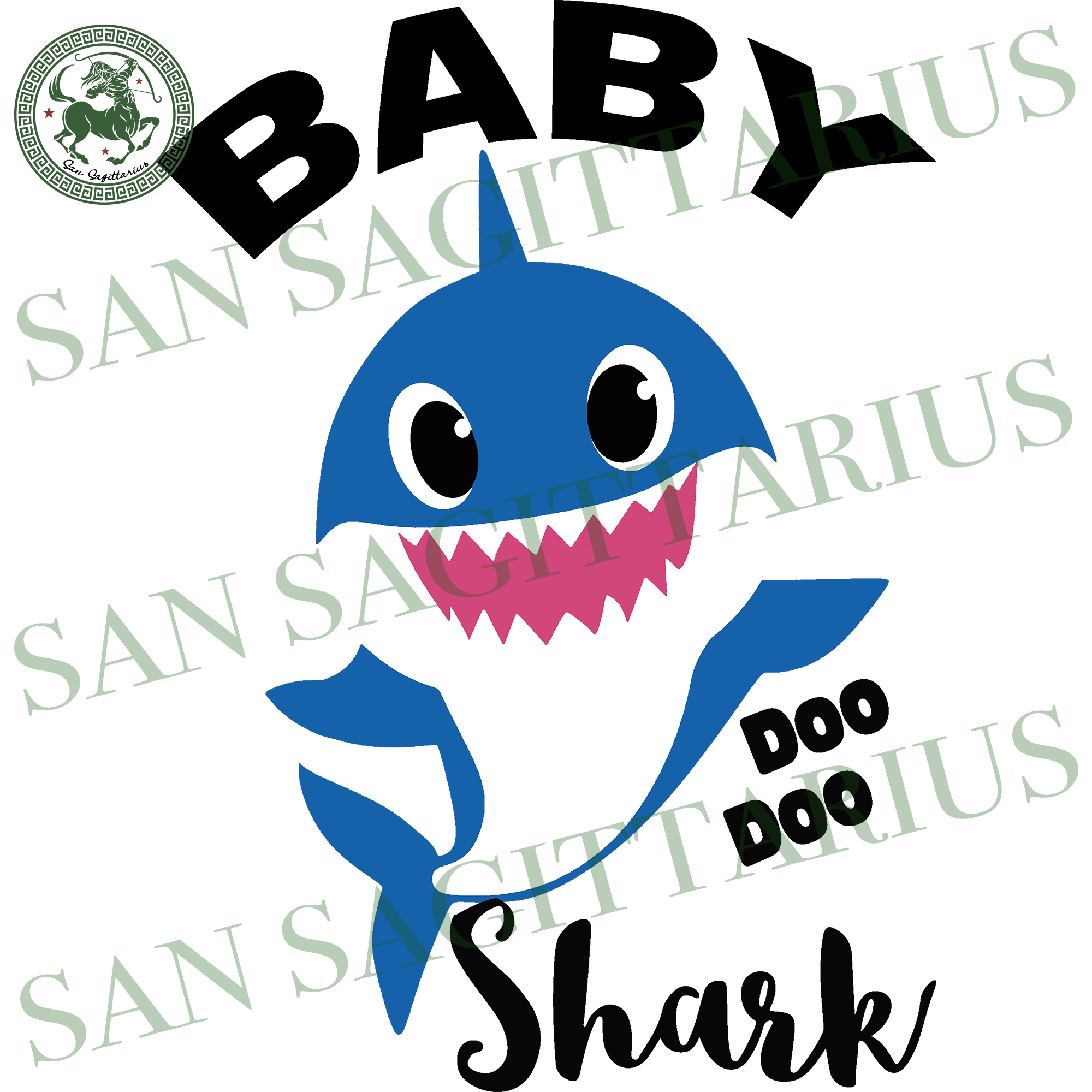 Baby Shark Birthday Shirt Svg