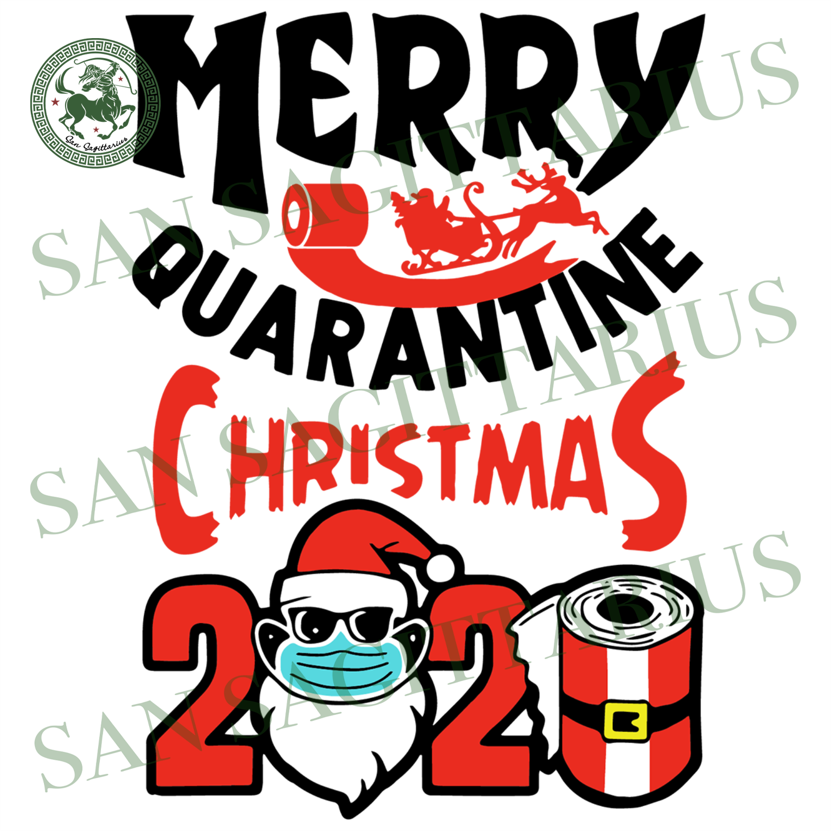 Download Merry Quarantine Christmas 2020 Svg, Christmas Svg, Xmas ...