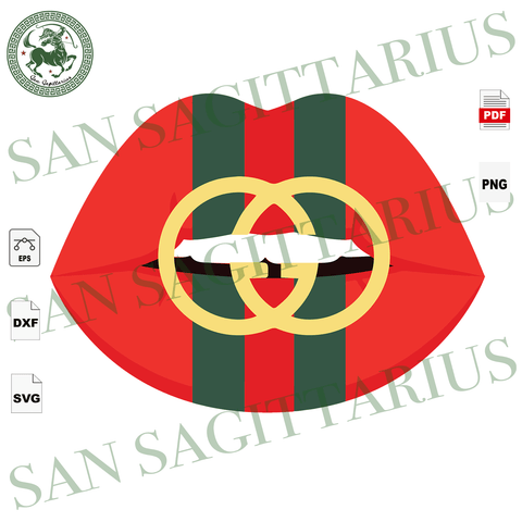 FASHION DESIGN SVG - Tagged "Gucci Logo" - San Sagittarius