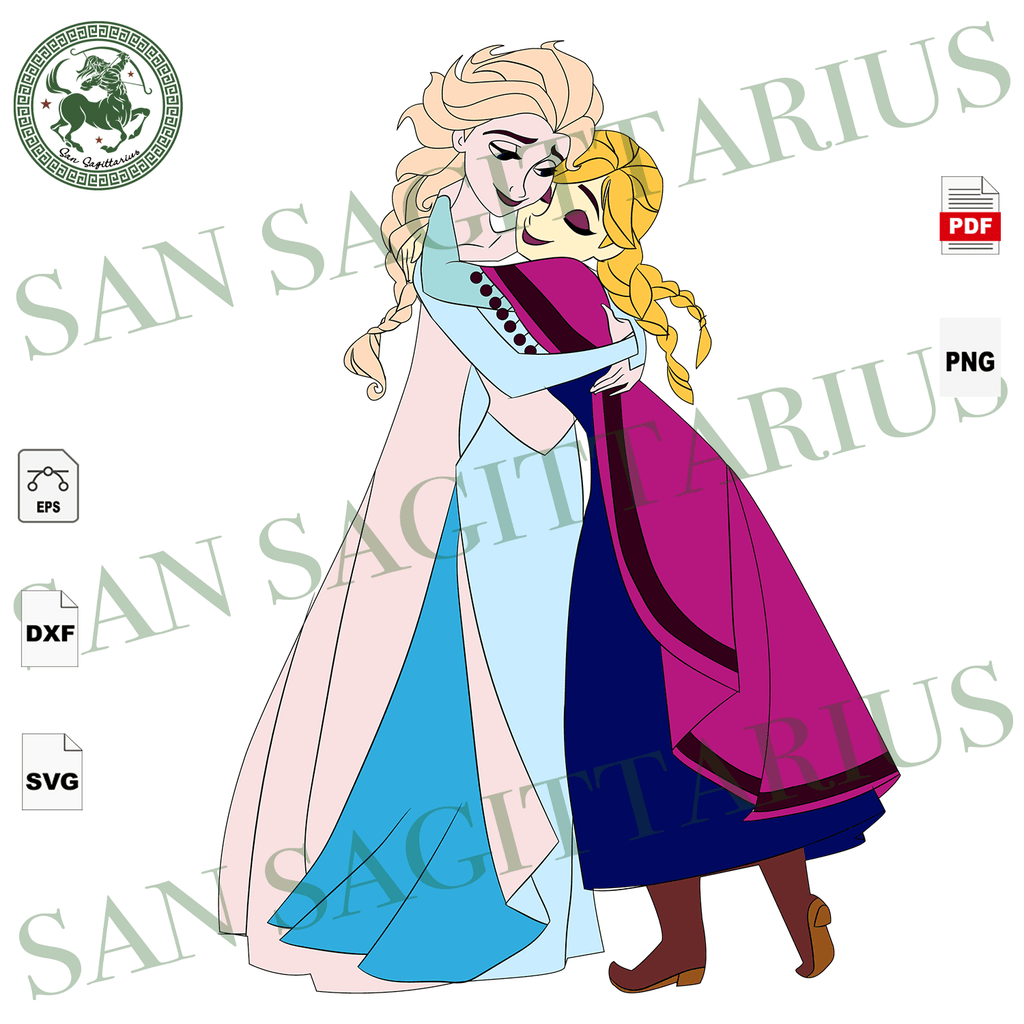 Download Frozen Queen Elsa Frozen Queen Elsa Custom Elsa And Anna Vector Els San Sagittarius