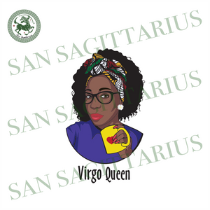 Download Virgo Queen Svg Black Girl Svg Black Girl Birthday Svg Black Queen San Sagittarius