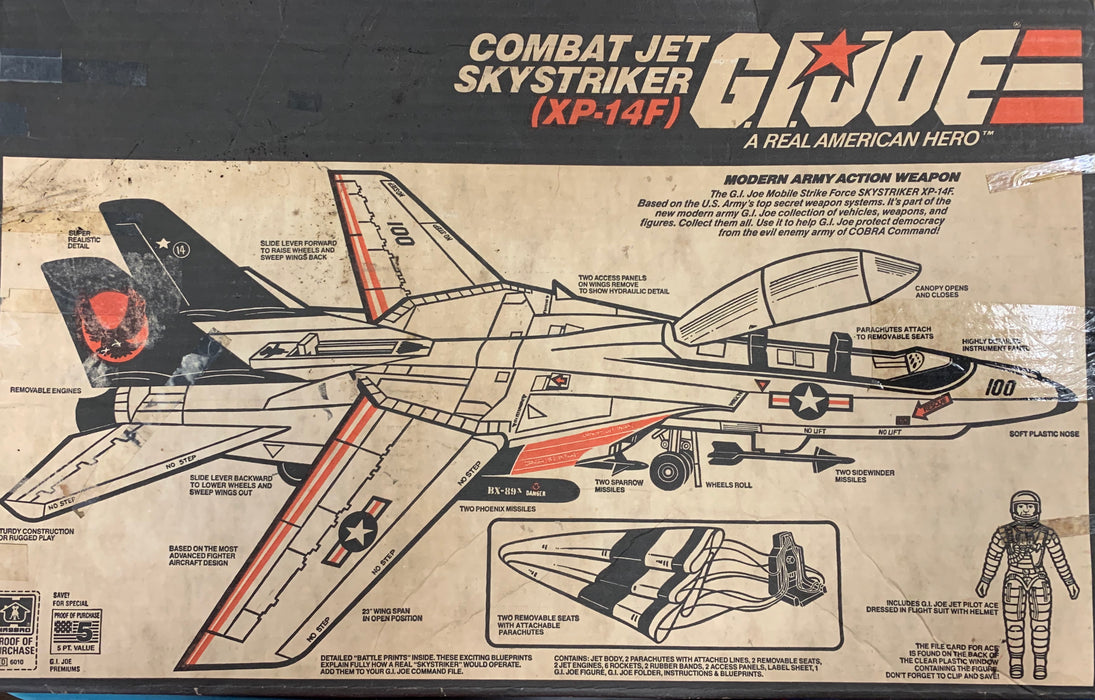 Skystriker XP14F GI Joe in box — Heroic Goods and Games