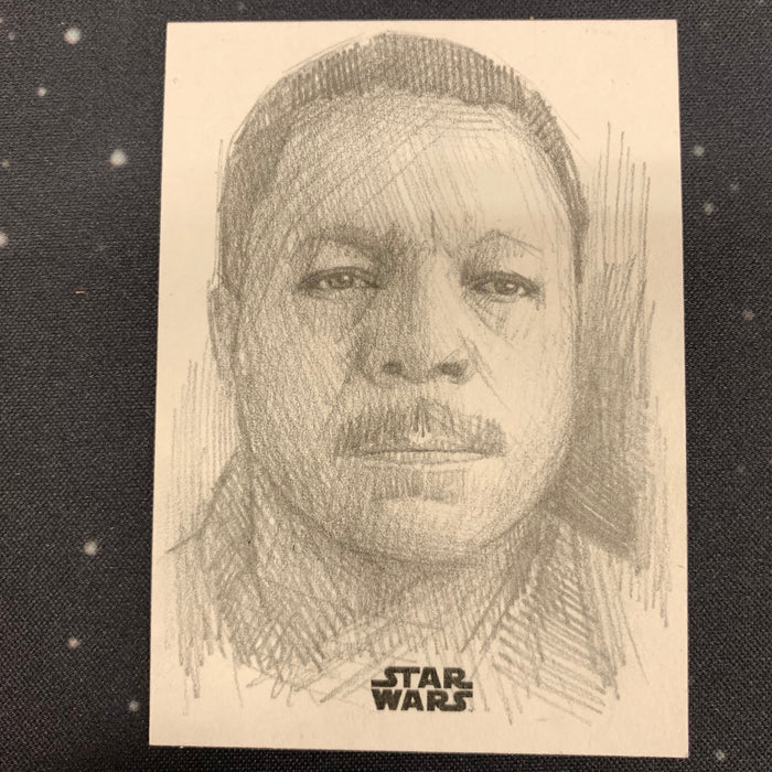 Star Wars - The Mandalorian 2020 - Sketch Card 1/1 - Greef Karga by Andrew  Fry