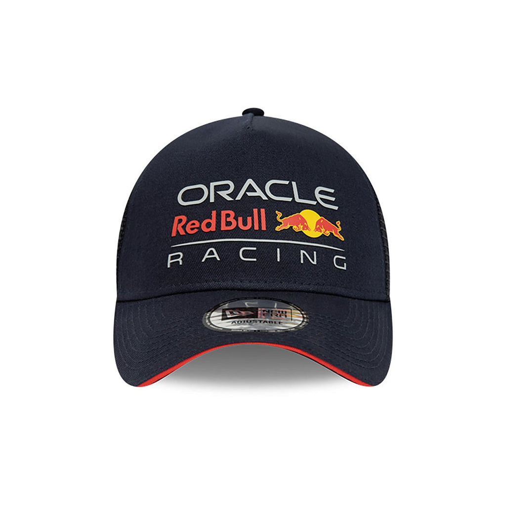 New Era Red Bull Racing Essential A-Frame Trucker Cap Blue 60357194 ...