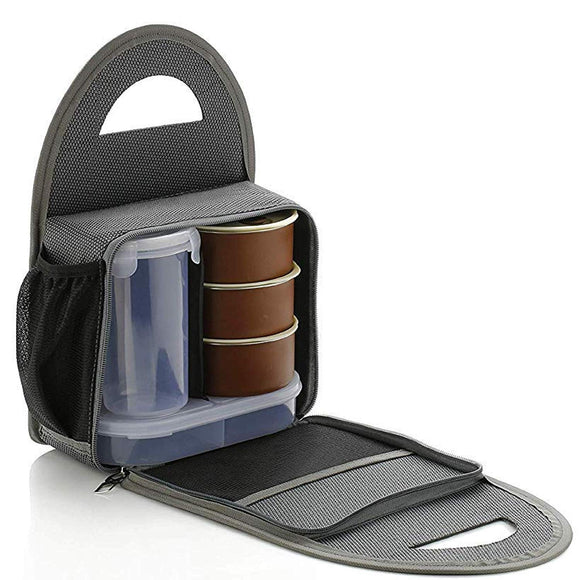 steel lunch box for office with bag