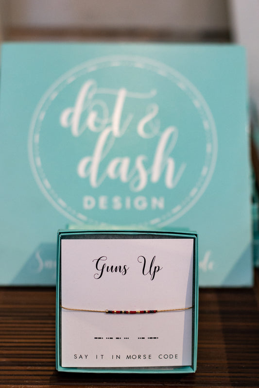 MORSE CODE BRACELET: SIC 'EM – The Palm Tree Boutique