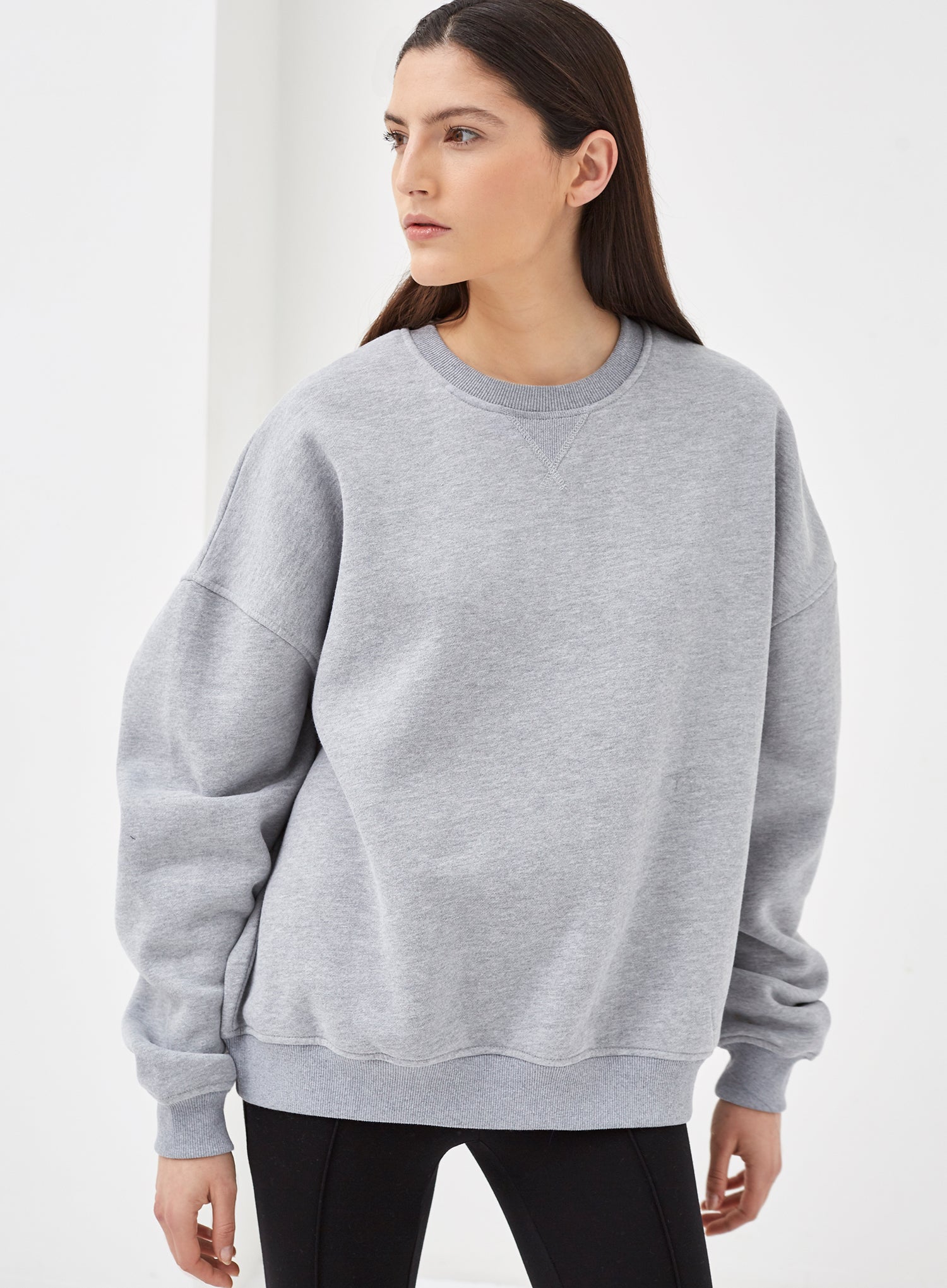 Women's Grey Oversized Sweatshirt | Concorde | 4th & Reckless