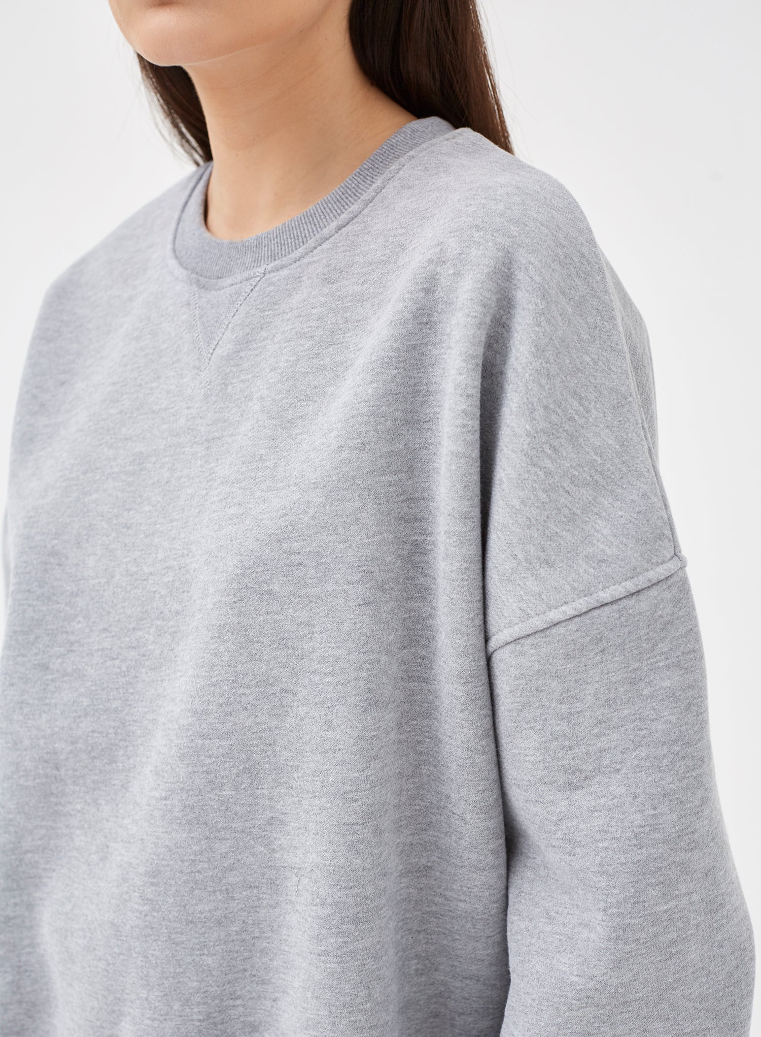 Women's Grey Oversized Sweatshirt | Concorde | 4th & Reckless