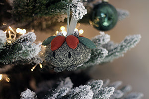 christmas ornament plushie