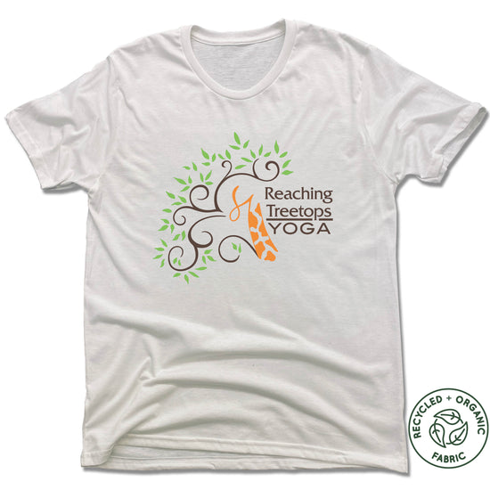 Yoga at the Treehouse SignatureSoft Women's T-shirt – logo front center