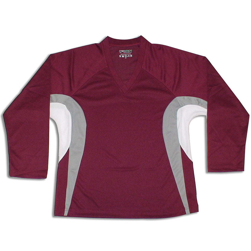 maroon hockey jersey