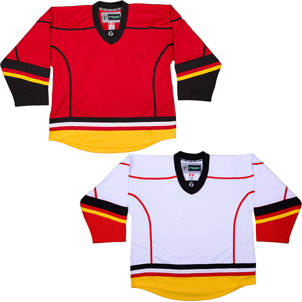 calgary flames blank jersey