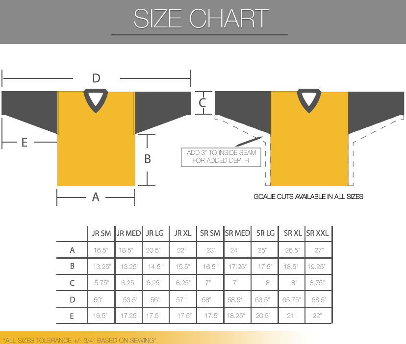 reversible hockey practice jerseys