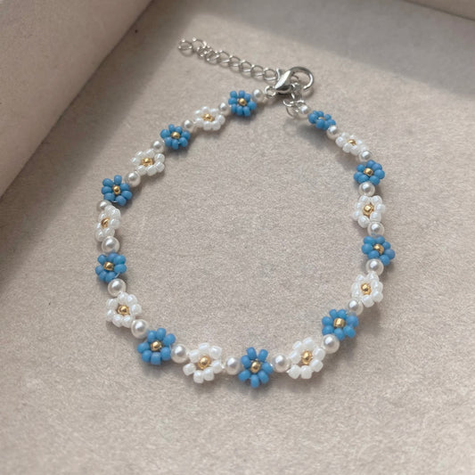 Beaded Flower Bracelet – JR JewelRi