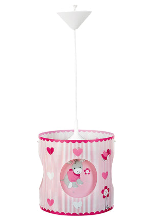 in Girl UV-Decke mit ⭐️ Esel Streifen Emmi Rosa