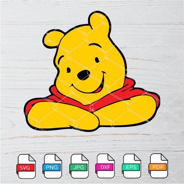 Winnie The Pooh SVG | Winnie SVG | Bear Cartoon SVG