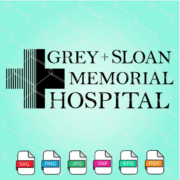 Grey And Solan Memorial Hospital SVG - Grey's Anatomy SVG
