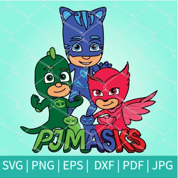 Download Pj Masks Svg Catboy Svg Owlette Svg Gekko Svg