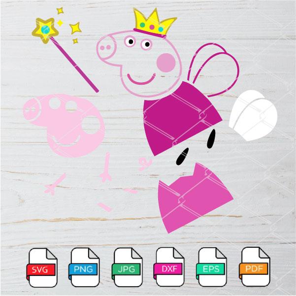 Free Free 197 Princess Peppa Pig Svg SVG PNG EPS DXF File