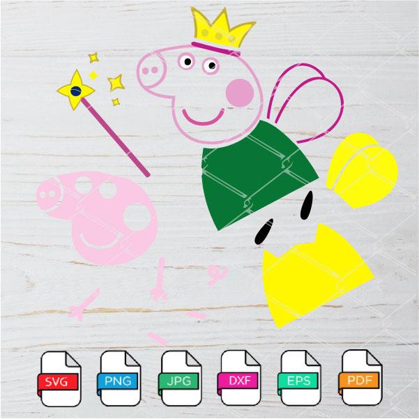 Free Free 315 Princess Peppa Pig Svg SVG PNG EPS DXF File