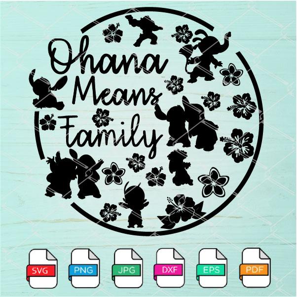 Free Free 179 Ohana Means Family Quote Svg SVG PNG EPS DXF File