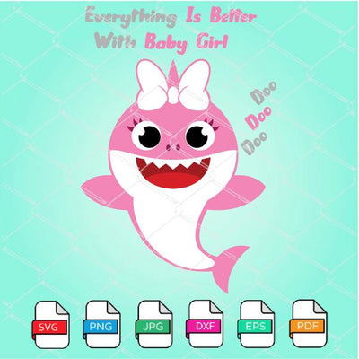Free Free 218 Baby Shark Characters Svg SVG PNG EPS DXF File