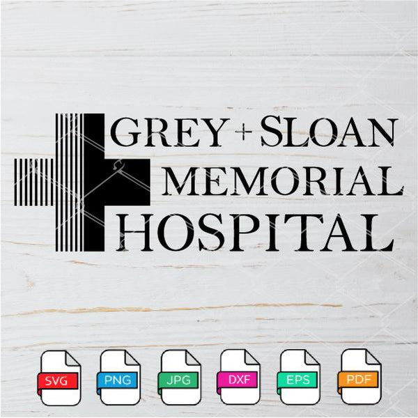 Grey And Solan Memorial Hospital SVG - Grey's Anatomy SVG