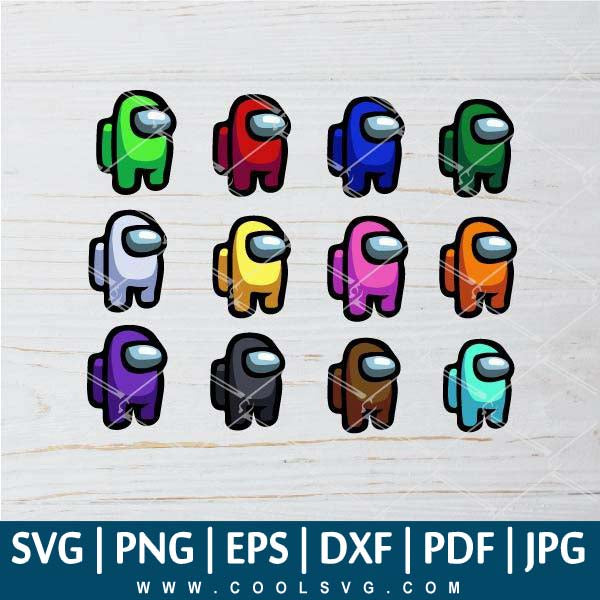 Download Among Us Bundle Svg Among Us Character Svg Among Us Svg Among Us