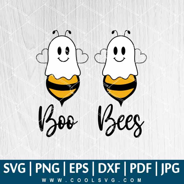 Download Boo Bees Svg Bee Svg Halloween Svg Cute Ghost Svg Cute Hallowe