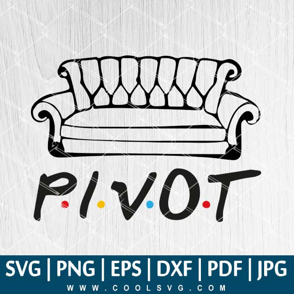 Friends Show Sofa SVG - Friends Couch SVG - Couch SVG