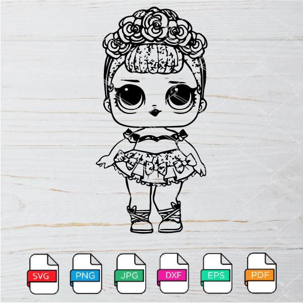 Free Free 227 Queen Bee Lol Doll Svg SVG PNG EPS DXF File