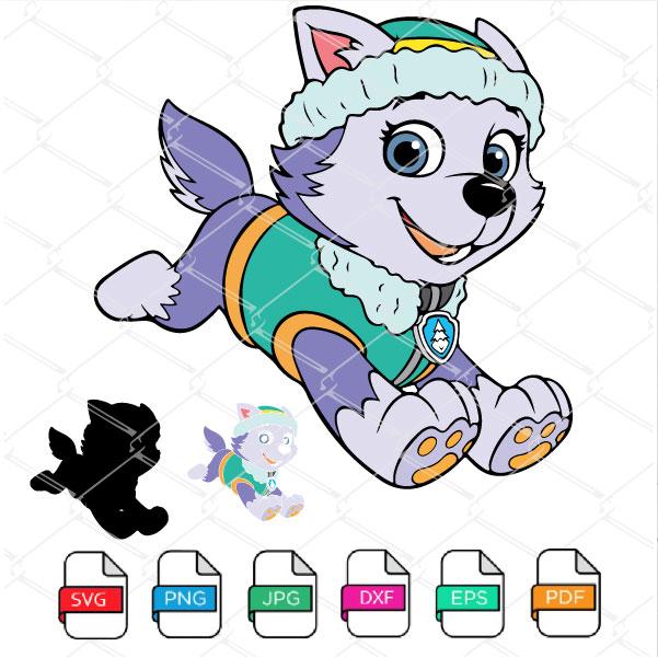 paw patrol everest svg