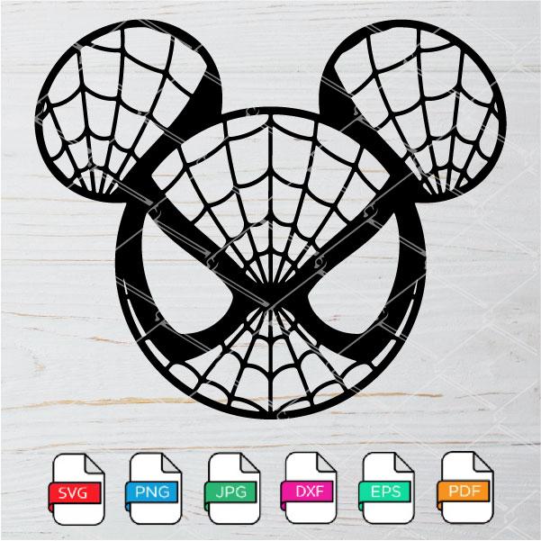 Download Spiderman Mickey Mouse Svg