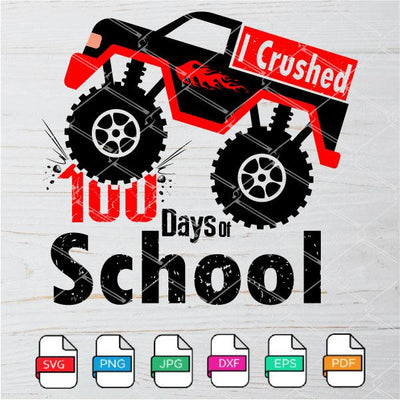 Download I Crushed 100 Days Of School Svg I Crushed 100 Days Of School Png