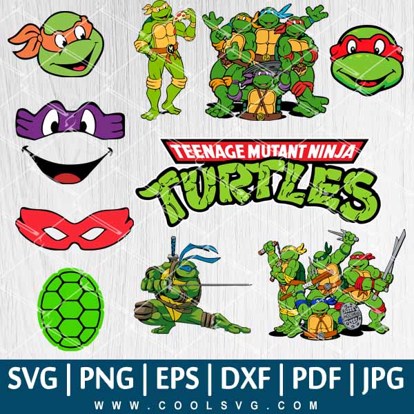 Ninja Turtles Svg Bundle Ninja Turtles Svg Ninja Turtle Png Ninj