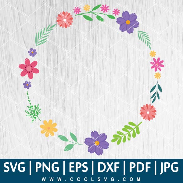 Free Free 241 Circle Flower Frame Svg SVG PNG EPS DXF File