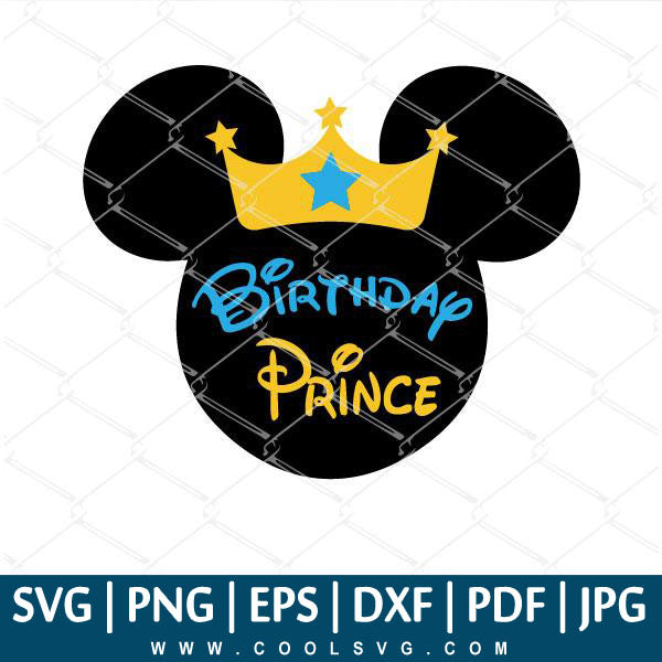 Free Free Birthday Prince Svg 353 SVG PNG EPS DXF File