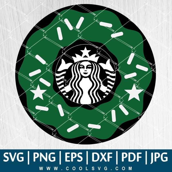 Download Donut Svg Starbucks Donut Monogram Svg Starbucks Svg Frame Svg