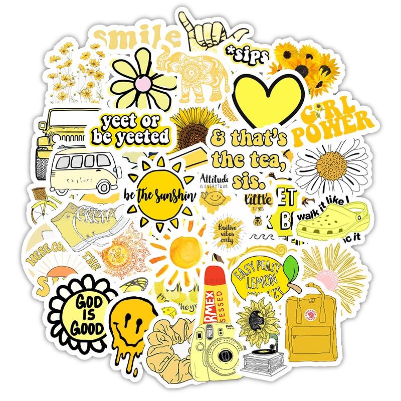 VSCO Yellow Stickers – arothy