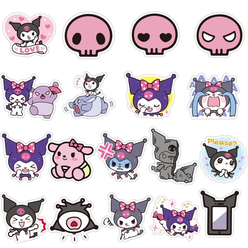 Kuromi Cute Anime Stickers arothy