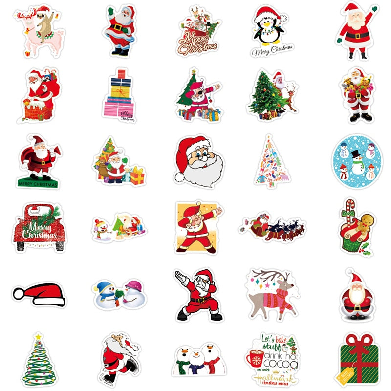 Santa Claus Christmas Stickers – arothy