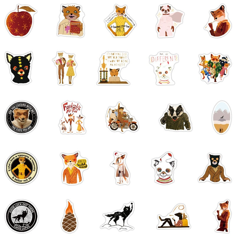 The Fantastic Mr Fox Stickers Arothy 