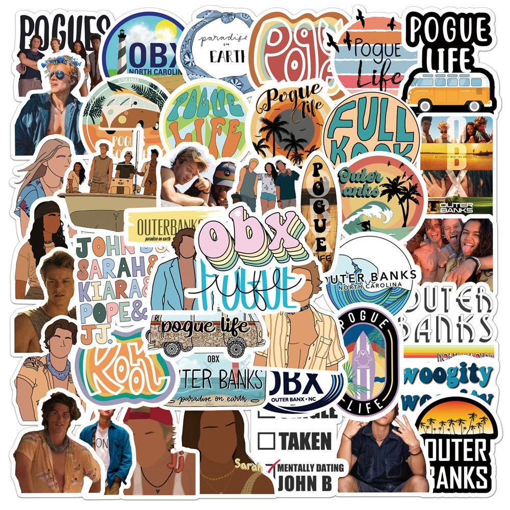 Outer Banks Classic TV Show Stickers – arothy