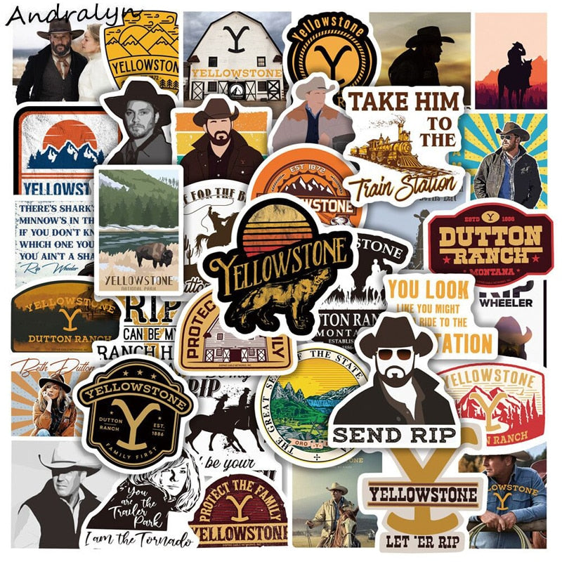 Yellowstone TV Series Stickers – arothy