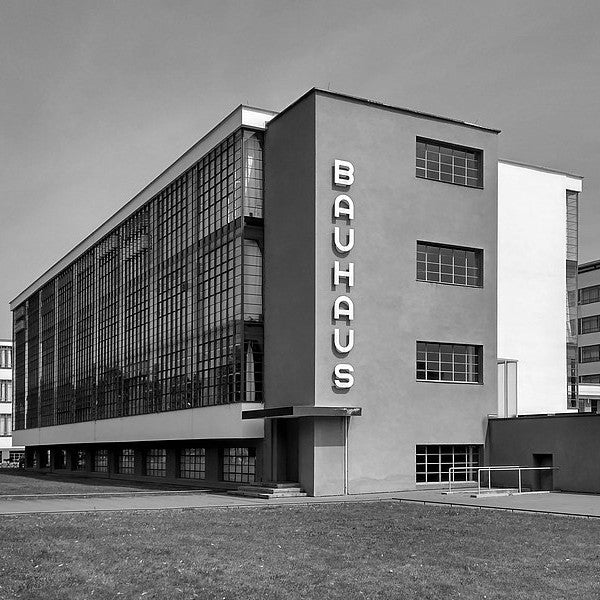 The Bauhaus sign on Bauhaus Dessau