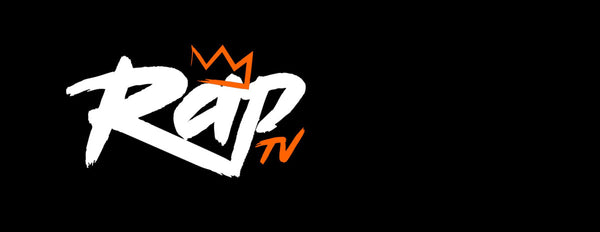 RapTV logo in BLKBK Type's Dead Stock font