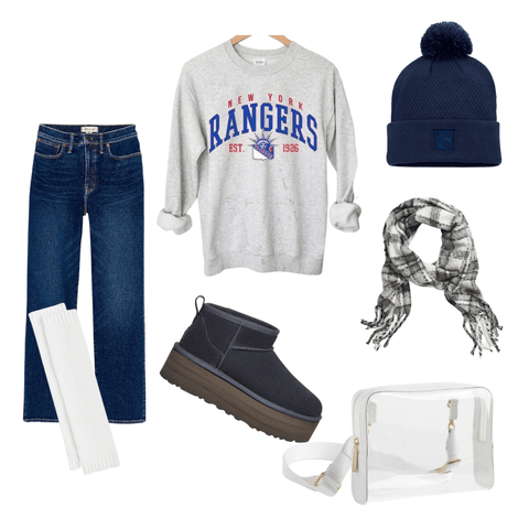 cute wintertime NHL outfit