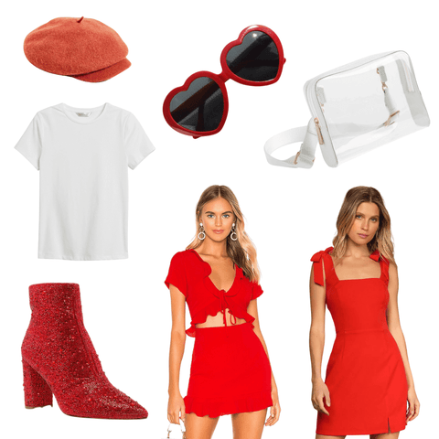 Red Era Outfit Idea