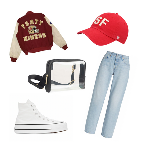 Vintage Inspired Football Game Outfit